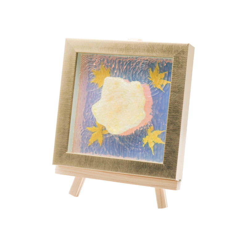Aqua vitis electri folium acer folium simulationis lucerna artis - Maple Shadow Lamp