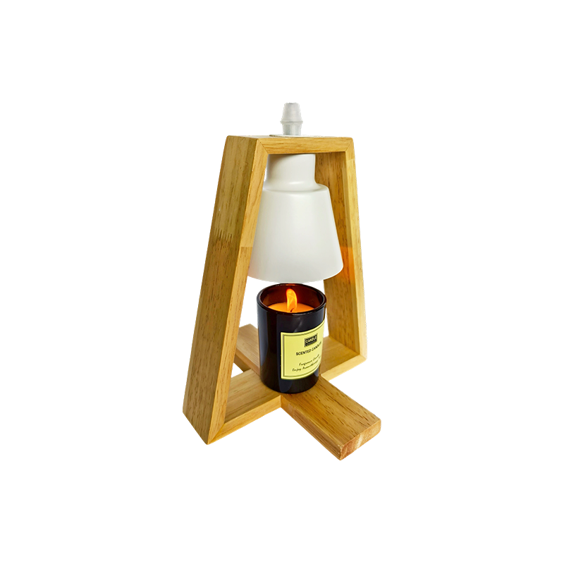 Minimalist ligneus Candela calidior lampas - calida insula