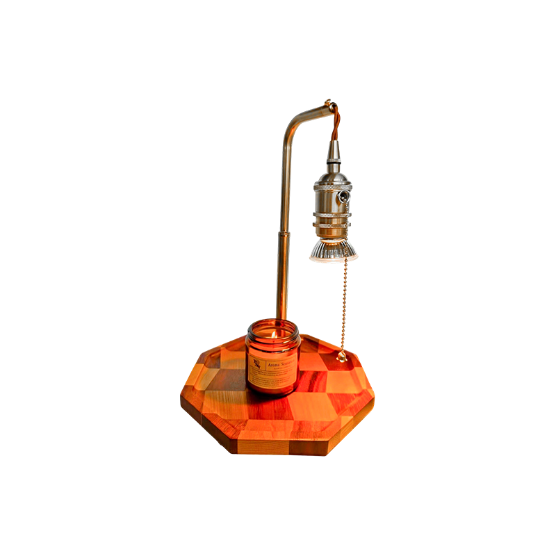 Retro Candelae calidior lampas aes et lignum - Auratus Aurora